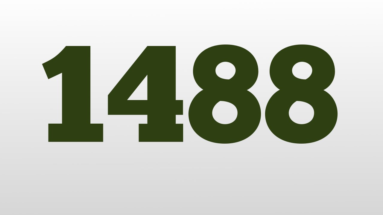 Тип 1488. Цифры 1488. Цифры нацистов 1488. Знак 14/88.
